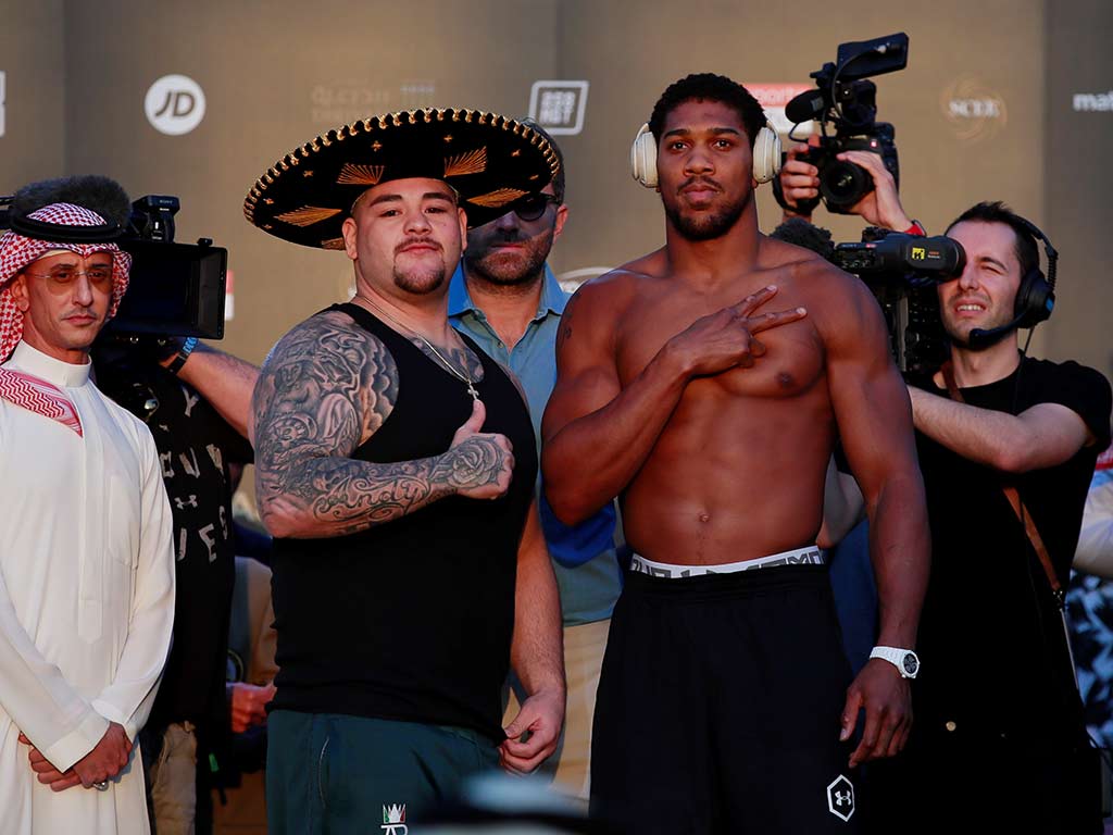 ¿Cuánto mide Anthony Joshua? - Real height Andy